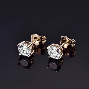 Diamond Crystal Stud Earrings!